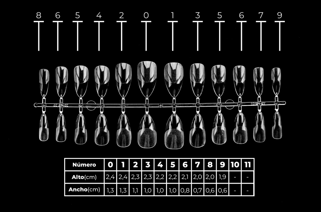 Tips Soft Gel Almond 100 Pcs Flamenco Sin Porosidad