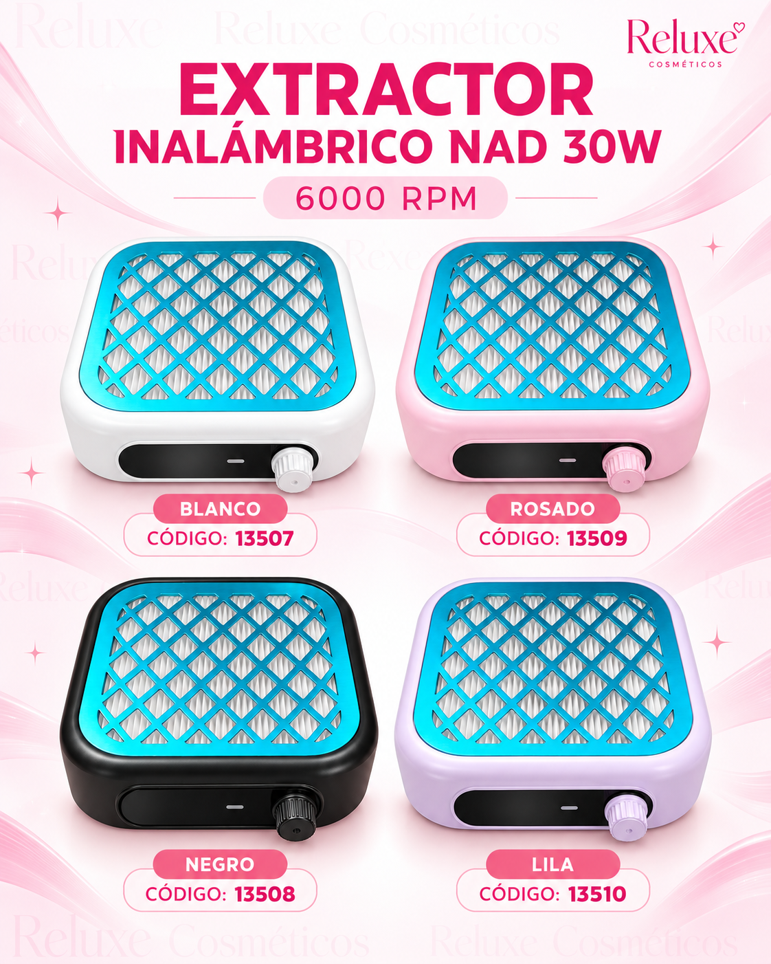 Extractor Inalámbrico Nad 30w Blanco