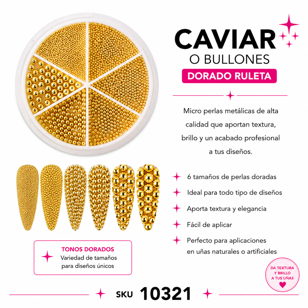 Caviar Builones Dorado Ruleta