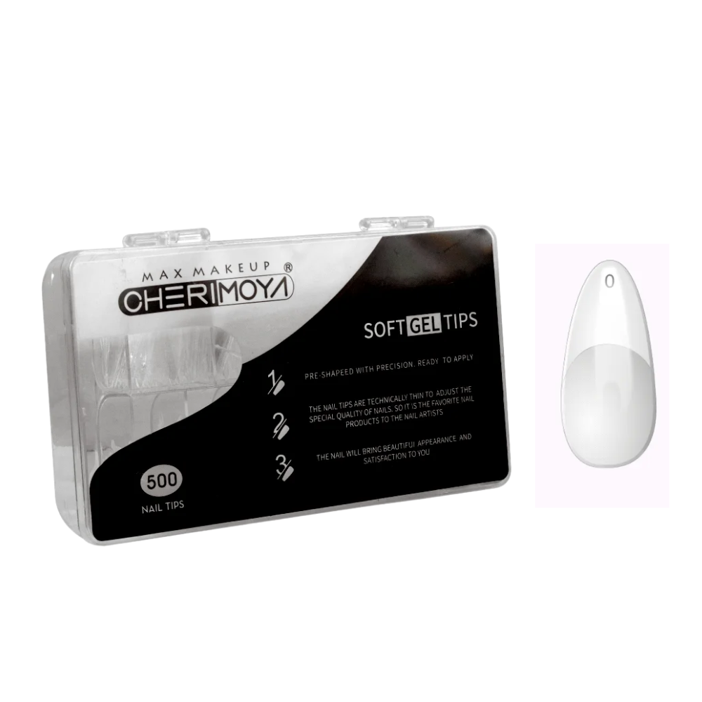 Tips Soft Gel Almendra 500 Cherimoya