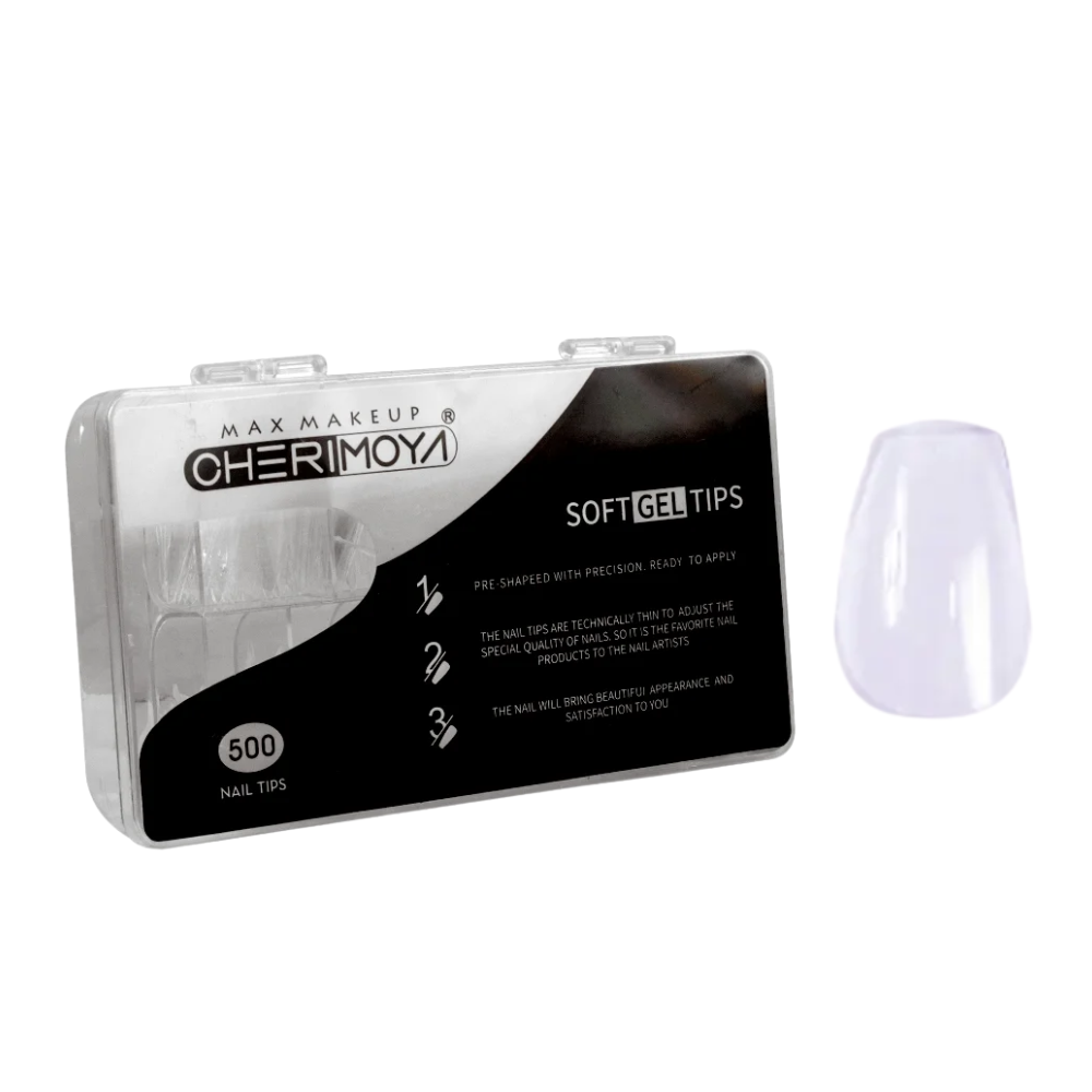 Tips Soft Gel Coffin Corto 500 Cherimoya