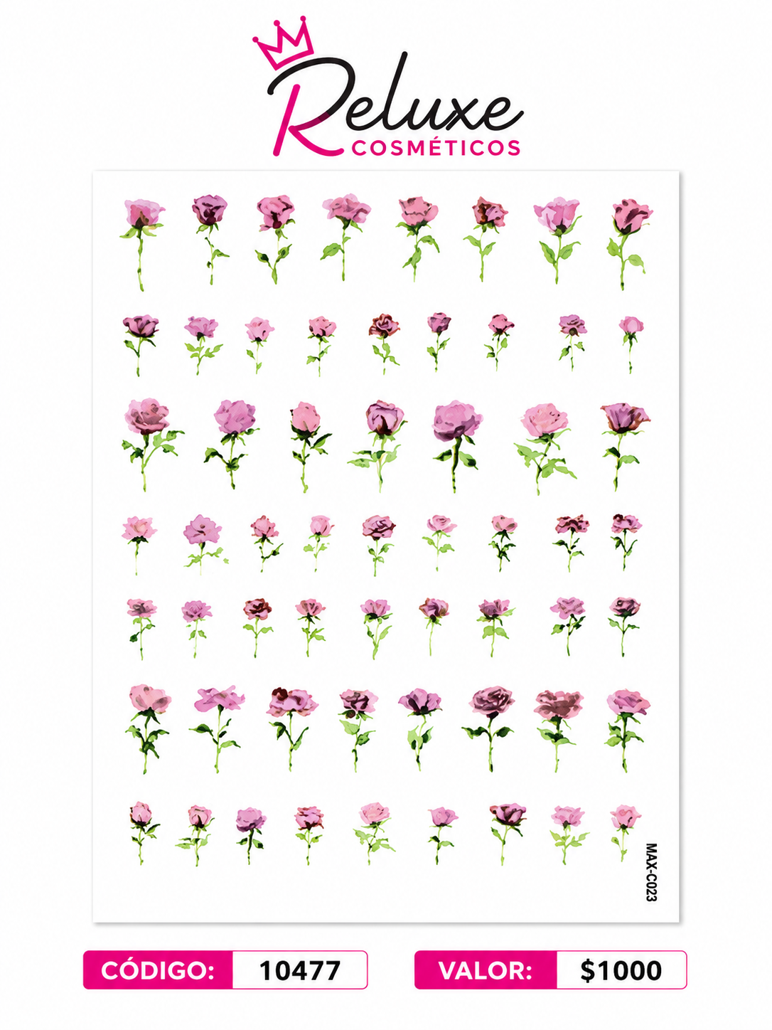 Sticker Rosa Rosada