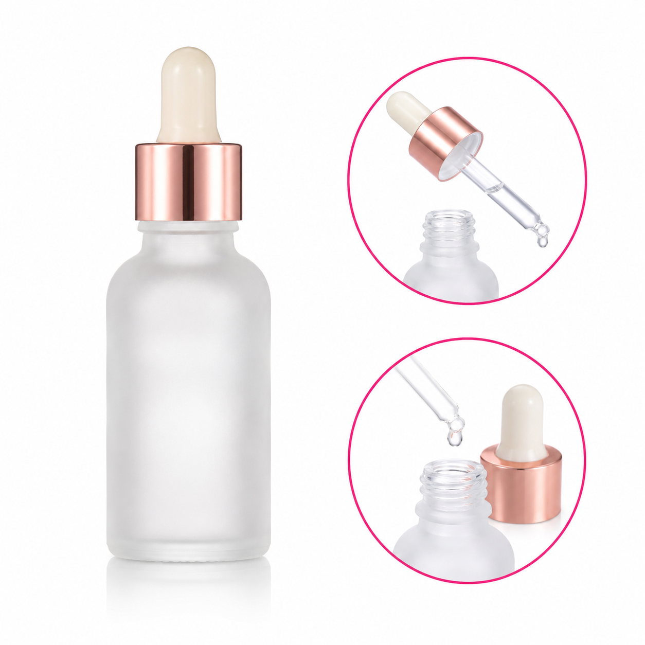 Gotero De Vidrio Golden Rose 50ML