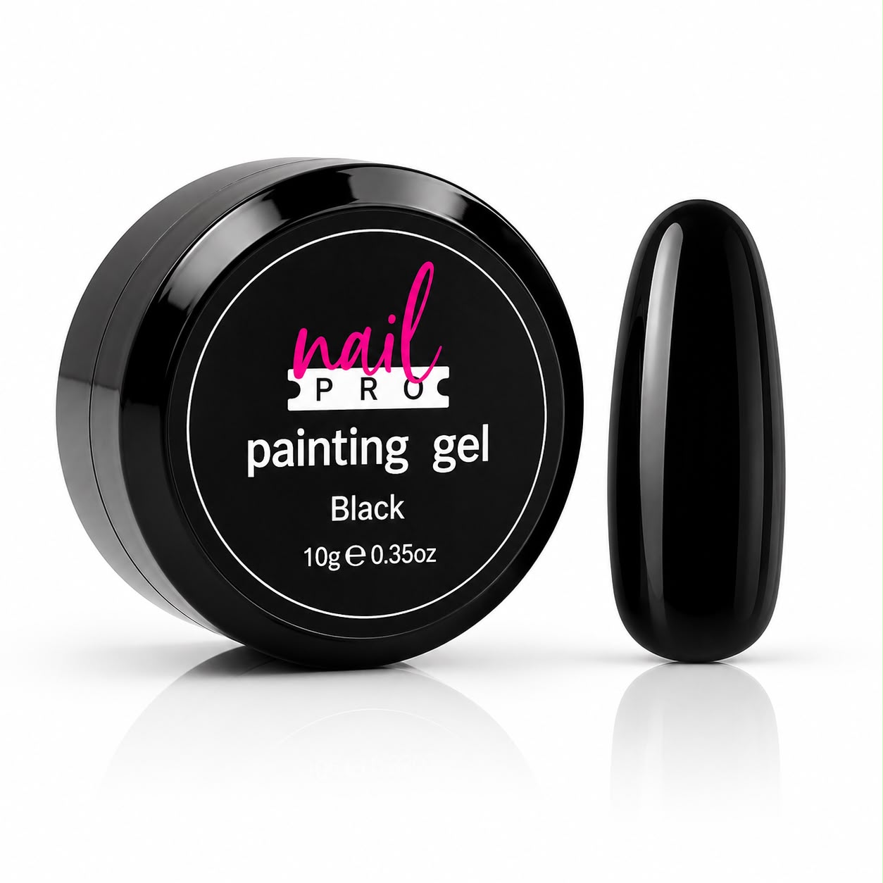 Gel Paint Nail Pro Black 10G