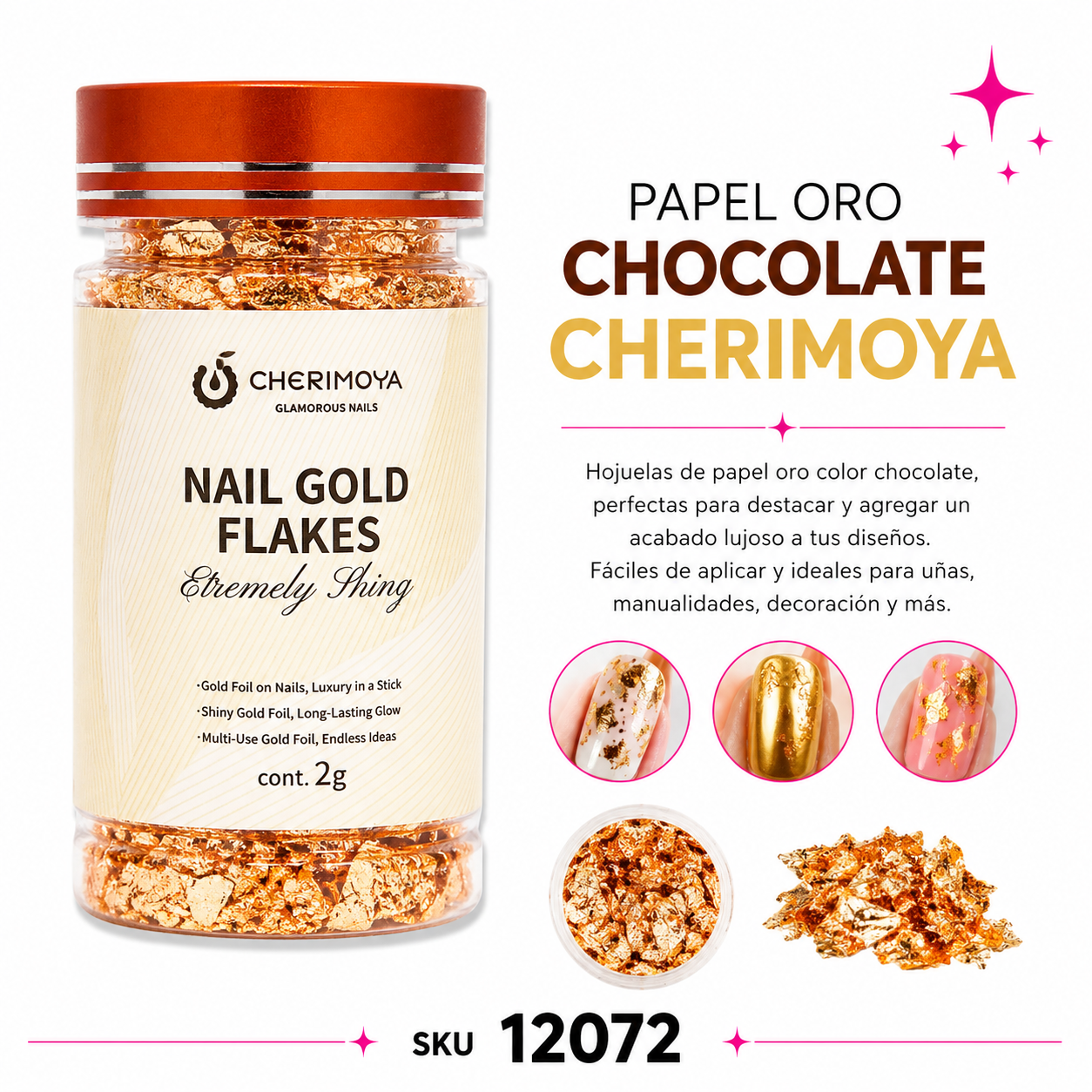Papel Oro / Chocolate  Cherimoya