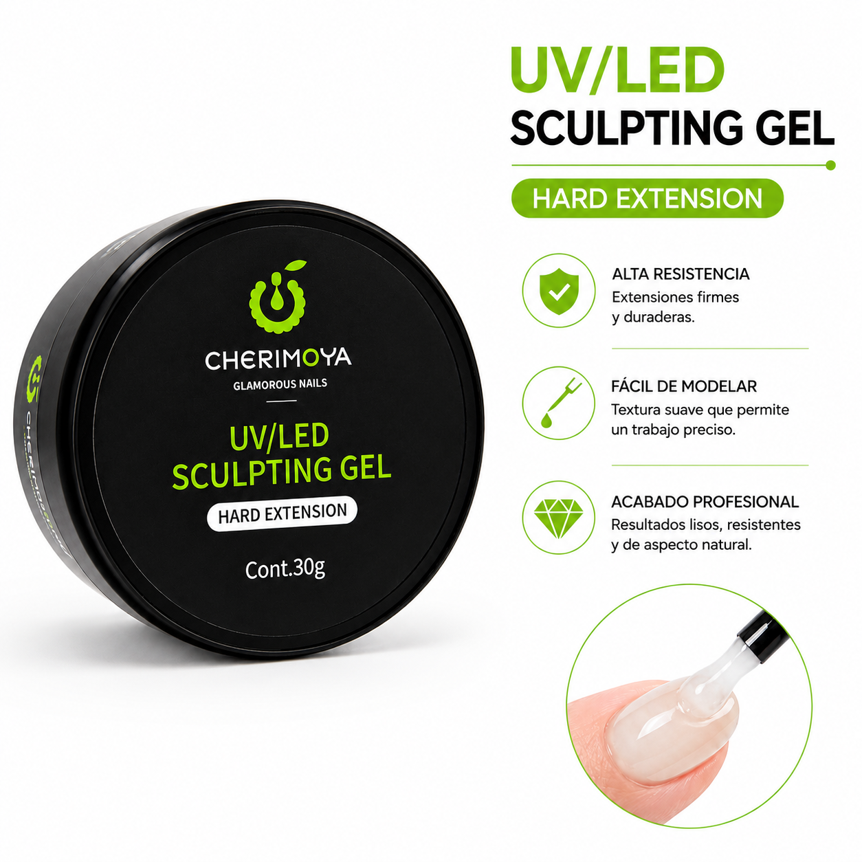 Gel Construcción Cherimoya 30Gr Melocoton #010