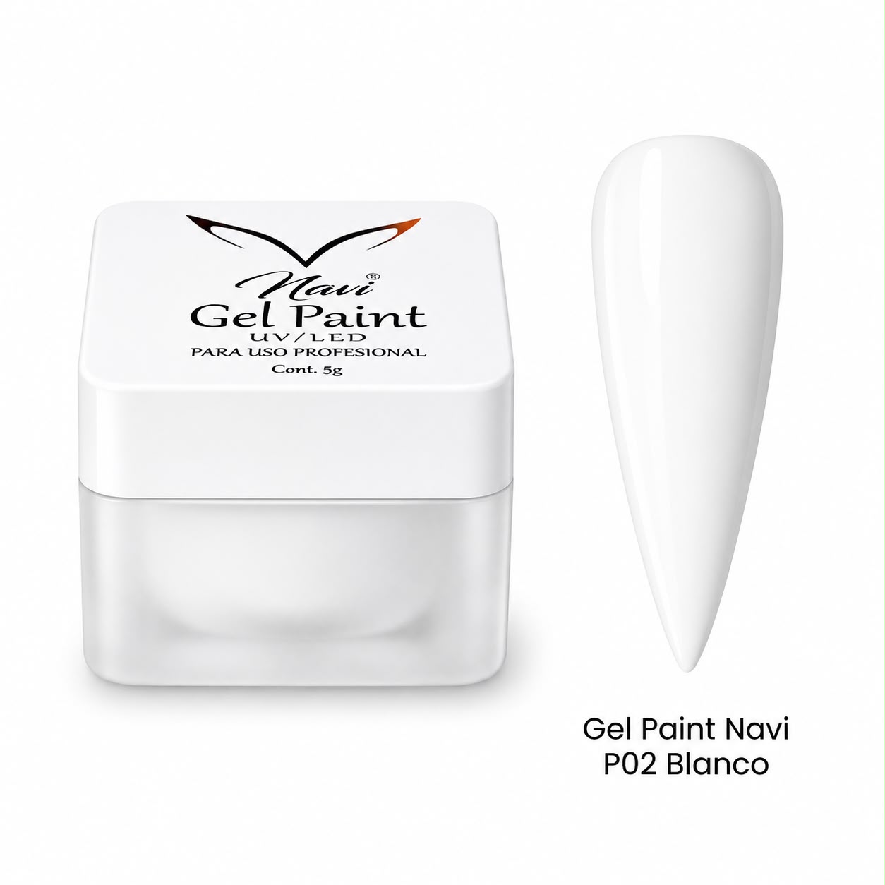 Gel Paint Navi P02 5GR Blanco