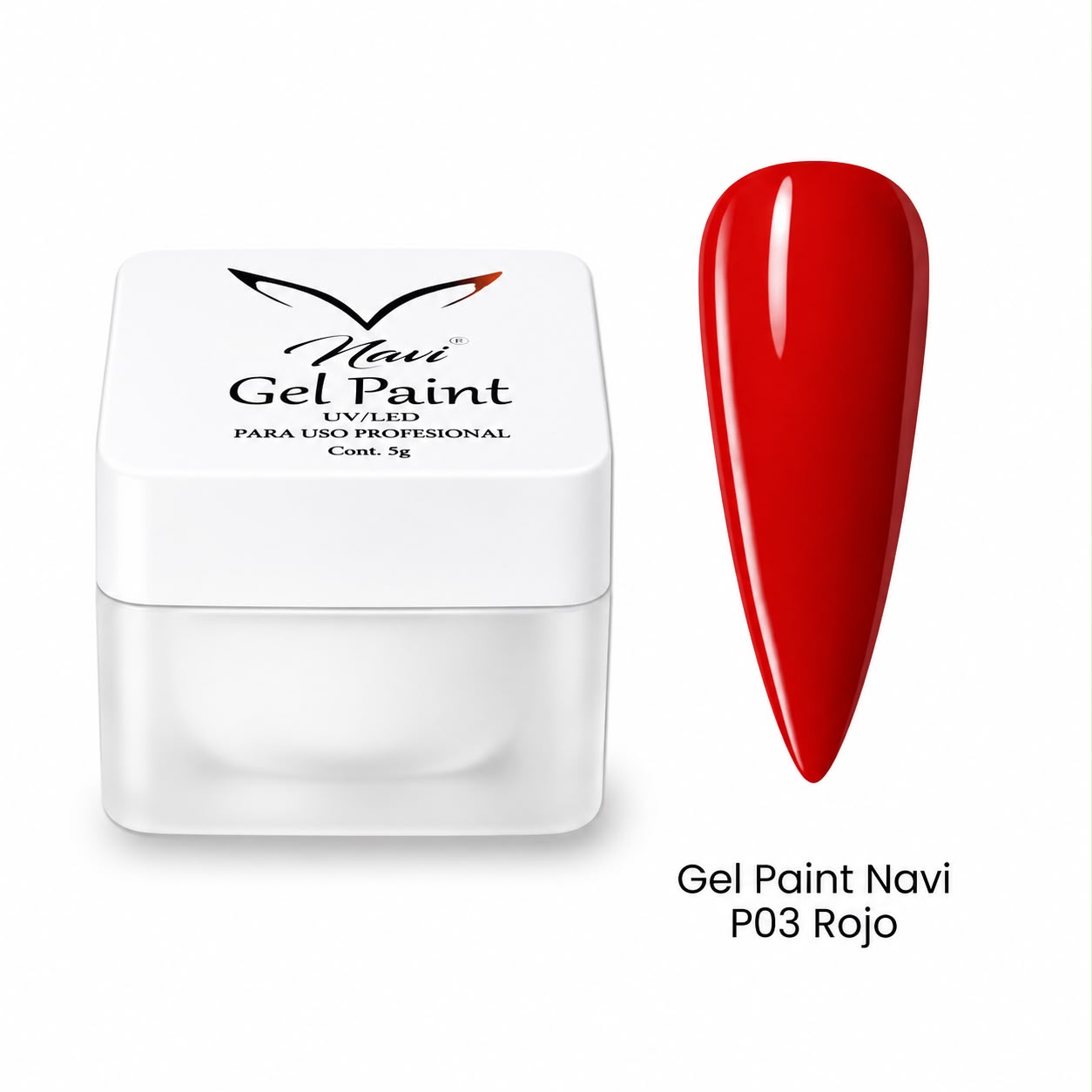 Gel Paint Navi P03 5GR Rojo
