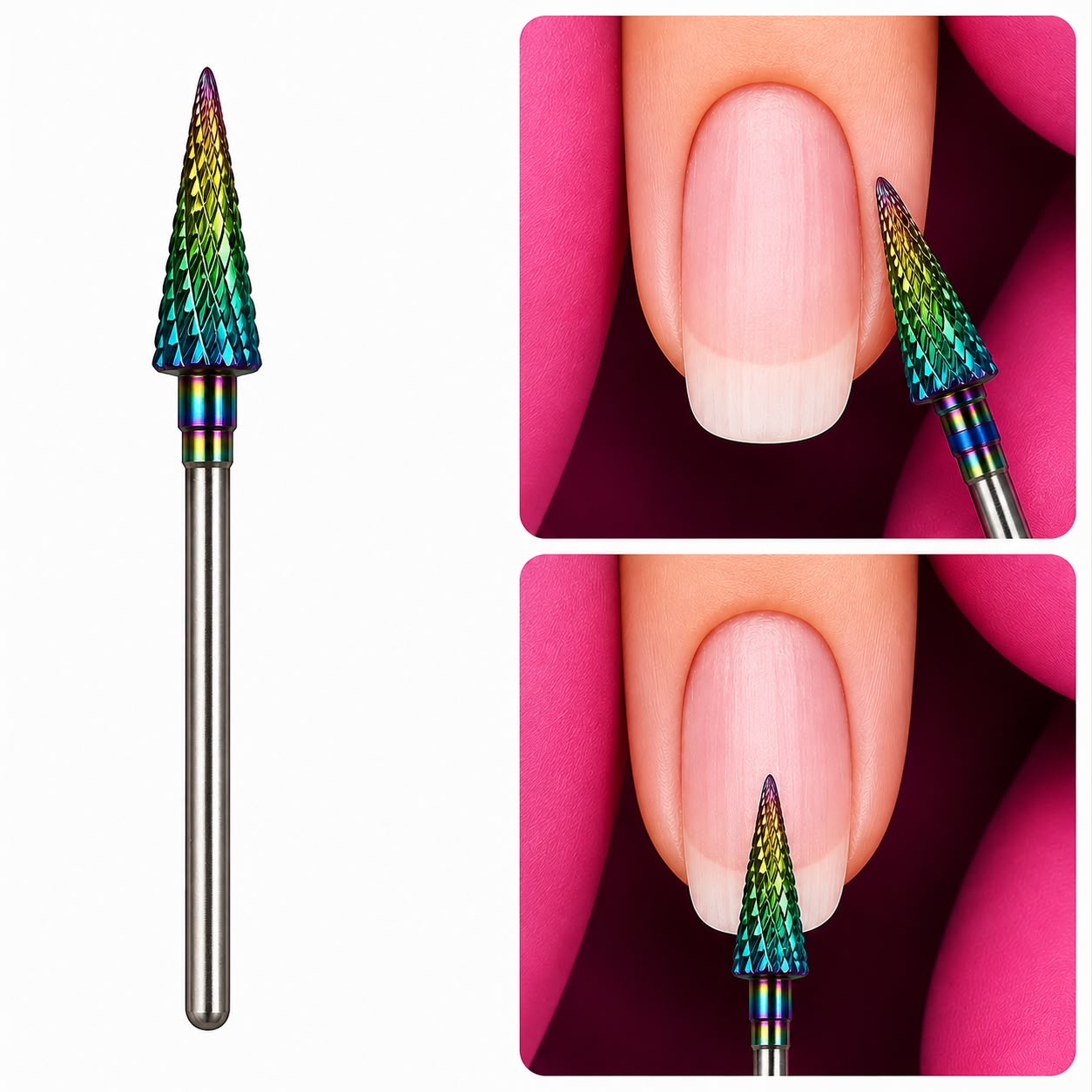 Fresa Holografica Tornasol Tungsteno Conica (33)