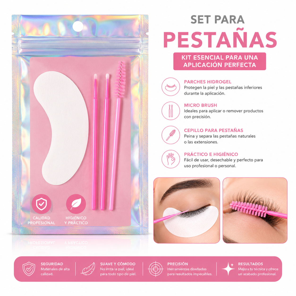 Kit Desechabe Para Extensiones De Pestañas