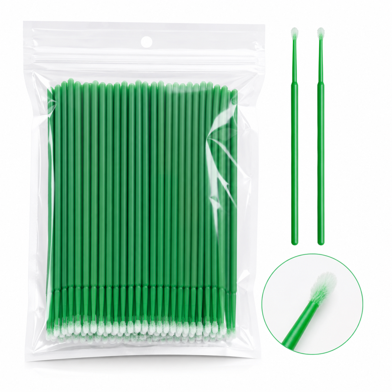 Microbrush Verde x100pcs
